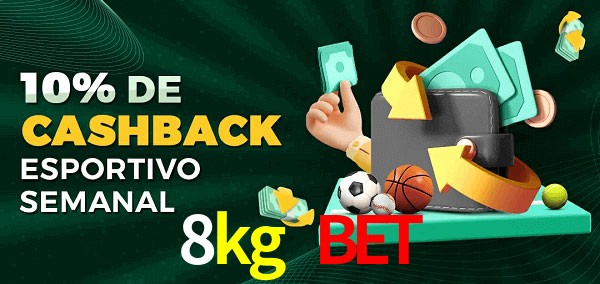 10% de bônus de cashback na 8kg bet
